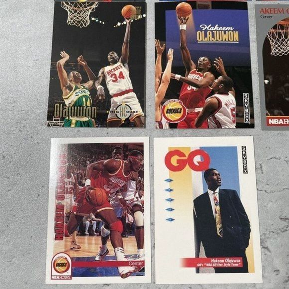 HUGE LOT Hakeem OLAJUWON AKEEM 1990‎ 1991 1992 Fleer ALL-STAR #3 HALL OF FAME - Picture 3 of 6